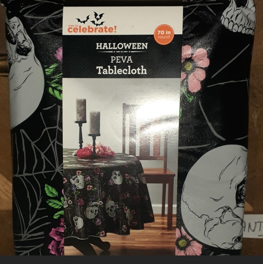 Halloween round tablecloth